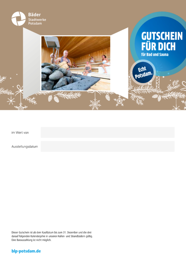 Saunafreude Weihnachten 2022